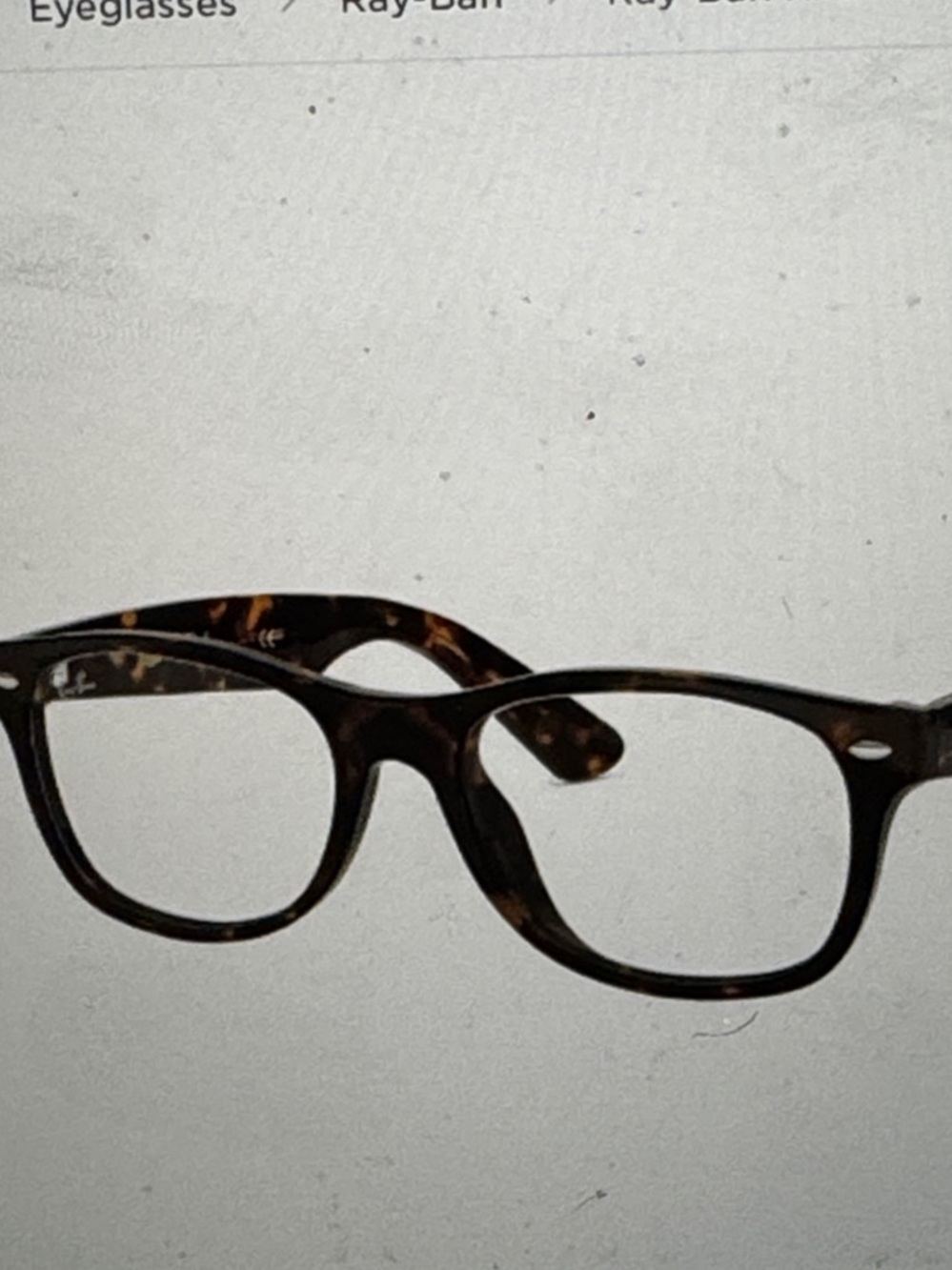 Kids Ray-Ban Frame Glasses tortoise 5184